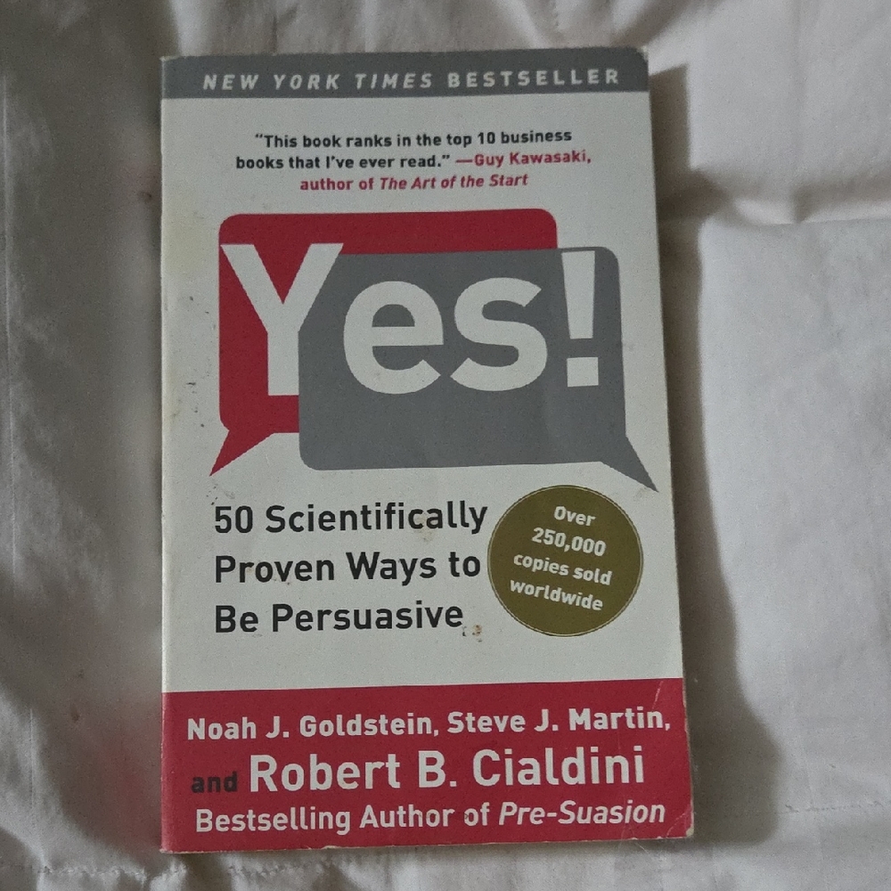 Yes! 50 Scientifically Proven Ways to Be Persuasive Book